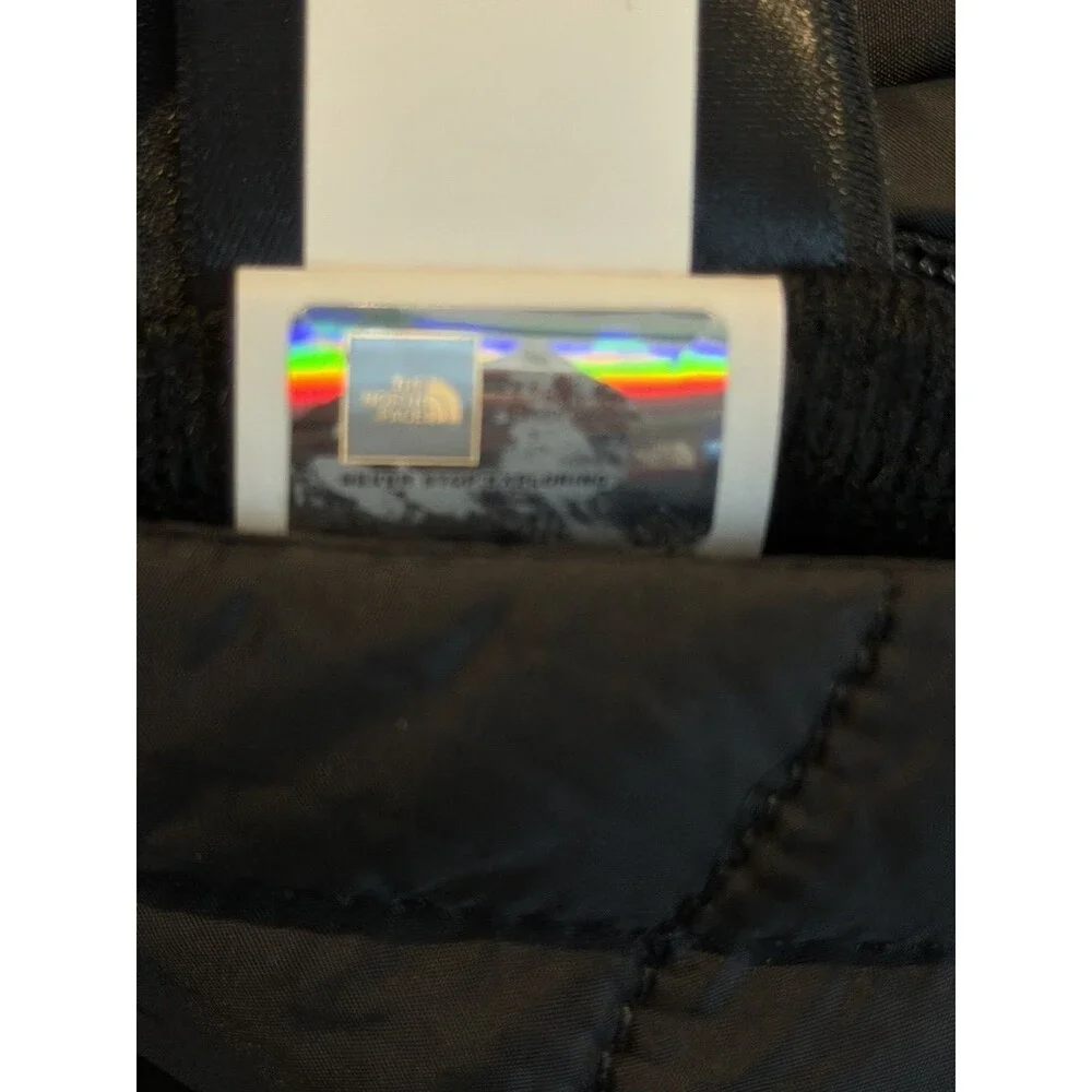 The North Face Girls L 14/16 Reversible Puffer Fleece Jacket Black
